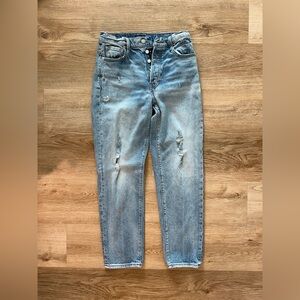 High rise drew mom jeans